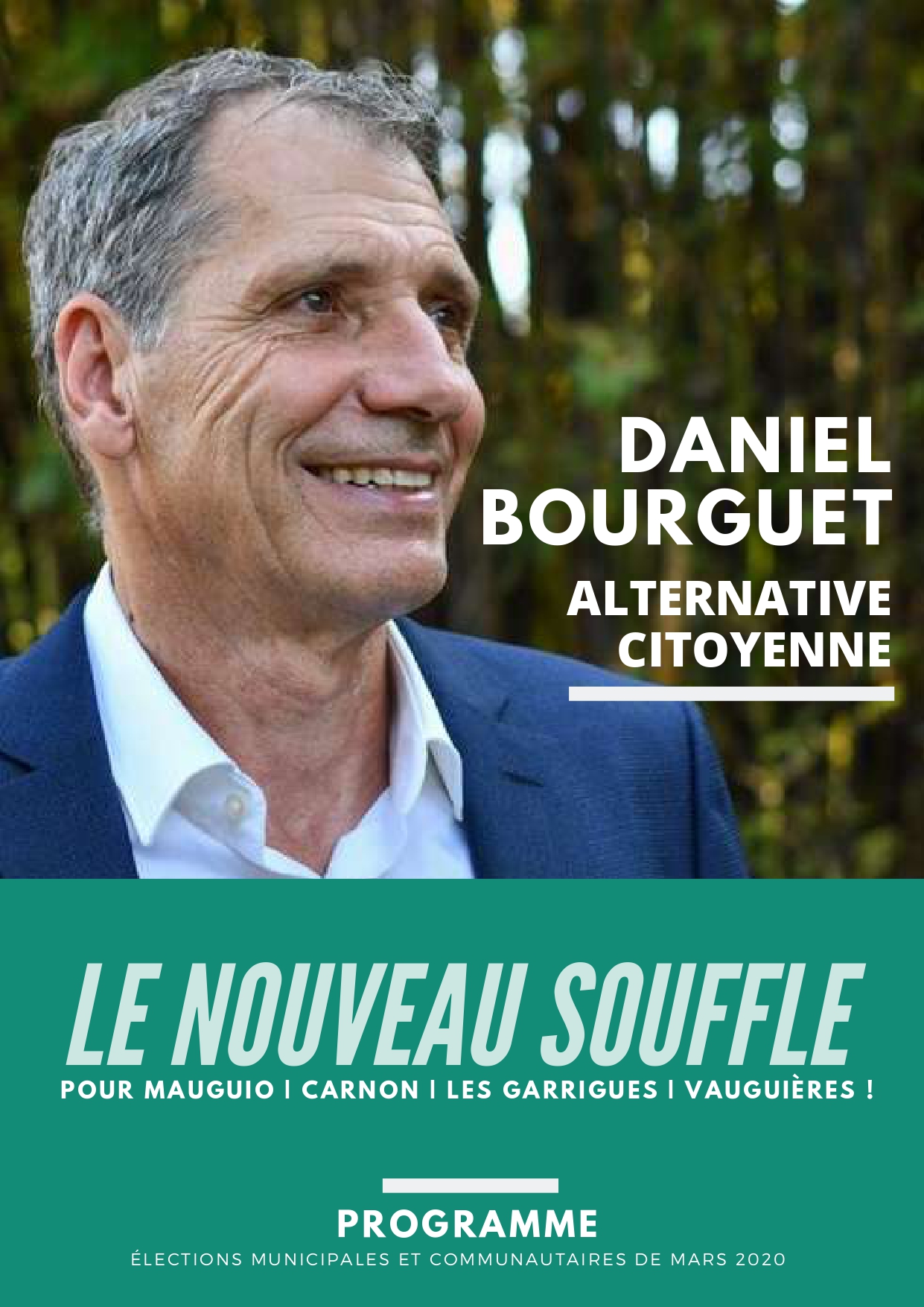 Programme municipal 2020 Bourguet Daniel